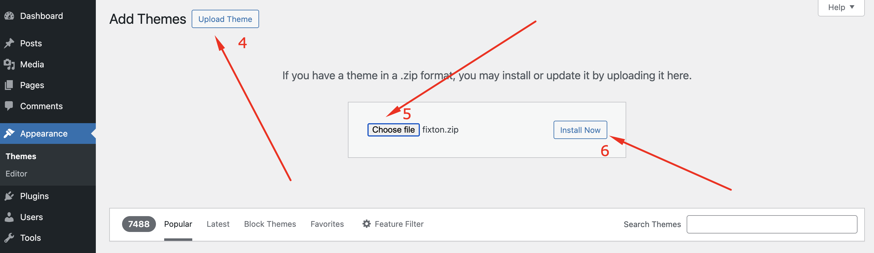 theme-upload